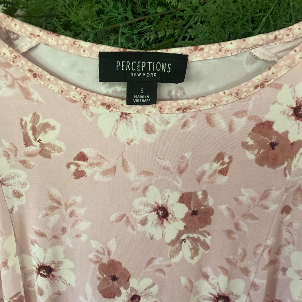 Perceptions Pink Floral Maxi Dress - Picture 4 of 7